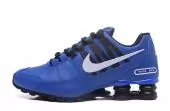 men shox avenue running nike chaussures 2017 gem blue